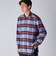PLAID FLANNEL WESTERN　SHIRT