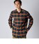 PLAID FLANNEL WESTERN　SHIRT