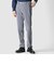 WOOL SUCKER GINGHAM CHECK SLACKS