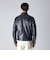 PADDED LEATHER BIKER 　JACKET