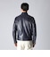 PADDED LEATHER BIKER 　JACKET