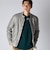 PADDED LEATHER BIKER 　JACKET