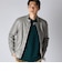 PADDED LEATHER BIKER 　JACKET