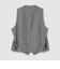 GLEN CHECK EMSEMBLE 　VEST