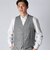 GLEN CHECK EMSEMBLE 　VEST