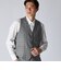 GLEN CHECK EMSEMBLE 　VEST