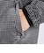 GINGUM CHECK VELVET COACH JACKET