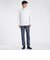 PIN OXFORD BAND COLLAR L／S  SHIRT [ピンオックス バンドカラーLSシャツ]