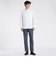 PIN OXFORD BAND COLLAR L／S  SHIRT [ピンオックス バンドカラーLSシャツ]