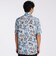 FLOWER PRINT FLY FRONT SS SHIRT [ドローイングフラワー プリントSSシャツ]