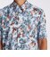 FLOWER PRINT FLY FRONT SS SHIRT [ドローイングフラワー プリントSSシャツ]