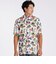 FLOWER PRINT FLY FRONT SS SHIRT [ドローイングフラワー プリントSSシャツ]