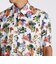 FLOWER PRINT FLY FRONT SS SHIRT [ドローイングフラワー プリントSSシャツ]