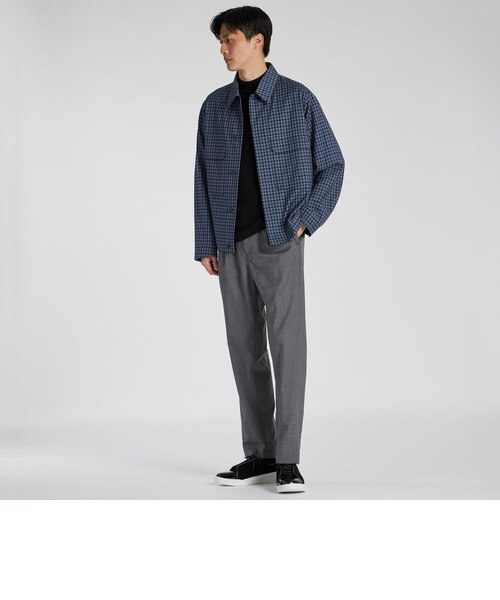 GINGUM CHECK ACTIVE WOOL SHIRT BLOUSON [ギンガムチェック シャツ