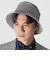 WOOL SUCKER GINGHAM CHECK  HAT
