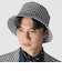 WOOL SUCKER GINGHAM CHECK  HAT