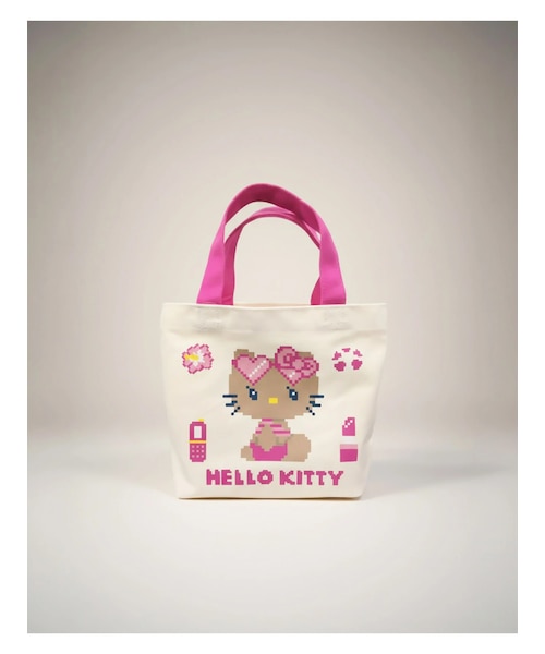 フリルトートバッグ♡赤ずきんにゃんこ❤︎いちごとハートいっぱい❤︎ KITTY ﾐﾆﾗﾝﾁﾊﾞｯｸﾞ DOT｜ローカルモーションのアウトレット通販｜三井