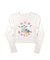 ﾗﾒﾌﾟﾘﾝﾄﾌﾗｲｽﾐﾆ長袖Tｼｬﾂ