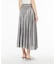 メタリック ジョーゼット ロング スカート