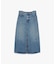 コットン デニム ロング スカート
