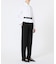 ピュア コットン キャロットフィット パンツ