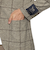 グレンチェック柄 ニットジャケット