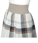 ウォッシャブル チェック柄リバーシブルスカート