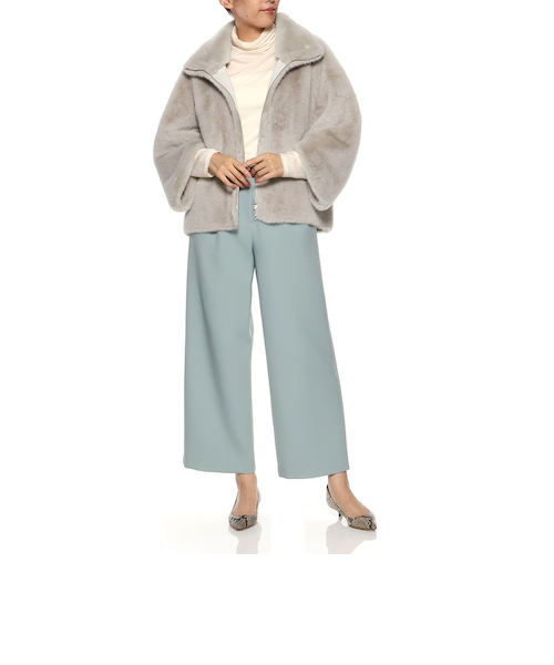 フェイクファー ショートブルゾン｜バーニーズ ニューヨークの