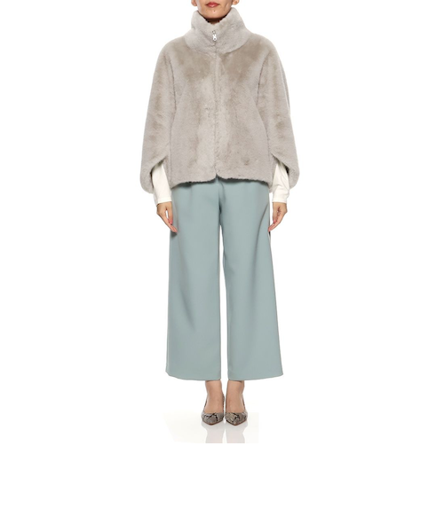 フェイクファー ショートブルゾン｜バーニーズ ニューヨークの