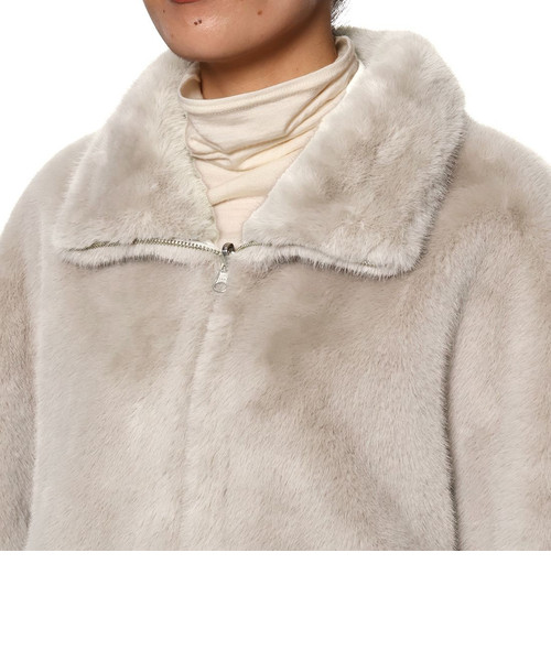 フェイクファー ショートブルゾン｜バーニーズ ニューヨークの