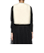 異素材コンビネーション ジップアップベスト