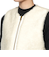 異素材コンビネーション ジップアップベスト