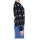 カシミヤ スター柄ニットカーディガン