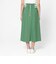 ウォッシャブル サイドボーダーフレアスカート