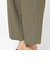 セットアップ ウォッシャブル バレルレッグパンツ