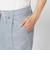 コットン×リネン素材 ヘリンボーン柄ストレッチパンツ