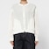 タックスリーブ シアー素材ジップアップブルゾン