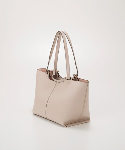 TREASURE TOPKAPI】スムースレザー ダブルハンドル トートバッグ