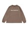 リニアロゴ ルーズフィットロングスリーブTシャツ