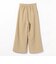 タック ワイドパンツ