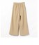 タック ワイドパンツ