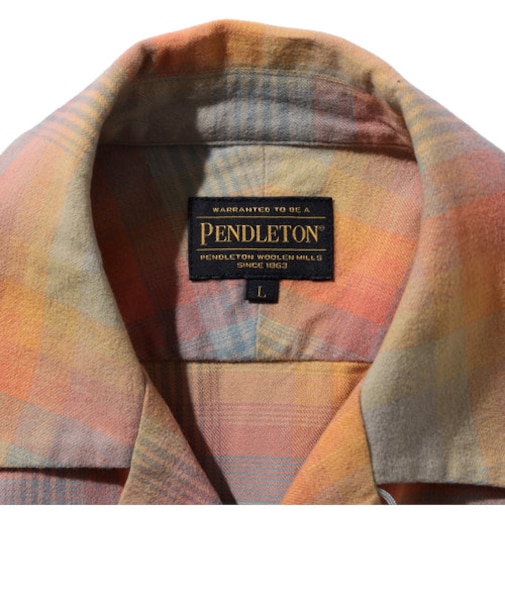 PENDLETON / 別注 オープンカラー シャツ