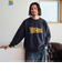 ムービー プリント クルーネック スウェット