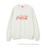 【別注】Coca-Cola / フロッキープリント クルーネック スウェット