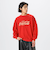 【別注】Coca-Cola / フロッキープリント クルーネック スウェット