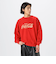 【別注】Coca-Cola / フロッキープリント クルーネック スウェット