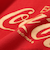 【別注】Coca-Cola / フロッキープリント クルーネック スウェット