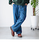 【別注】Gramicci / ルーズ テーパード ストレッチ デニム パンツ 25SS