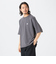 ダブルフェイス ワッペン クルーネック Tシャツ