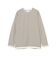 フェイクレイヤード クルー カットソー